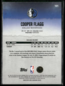 2025-26 Topps Signature Class Cooper Flagg RC #101