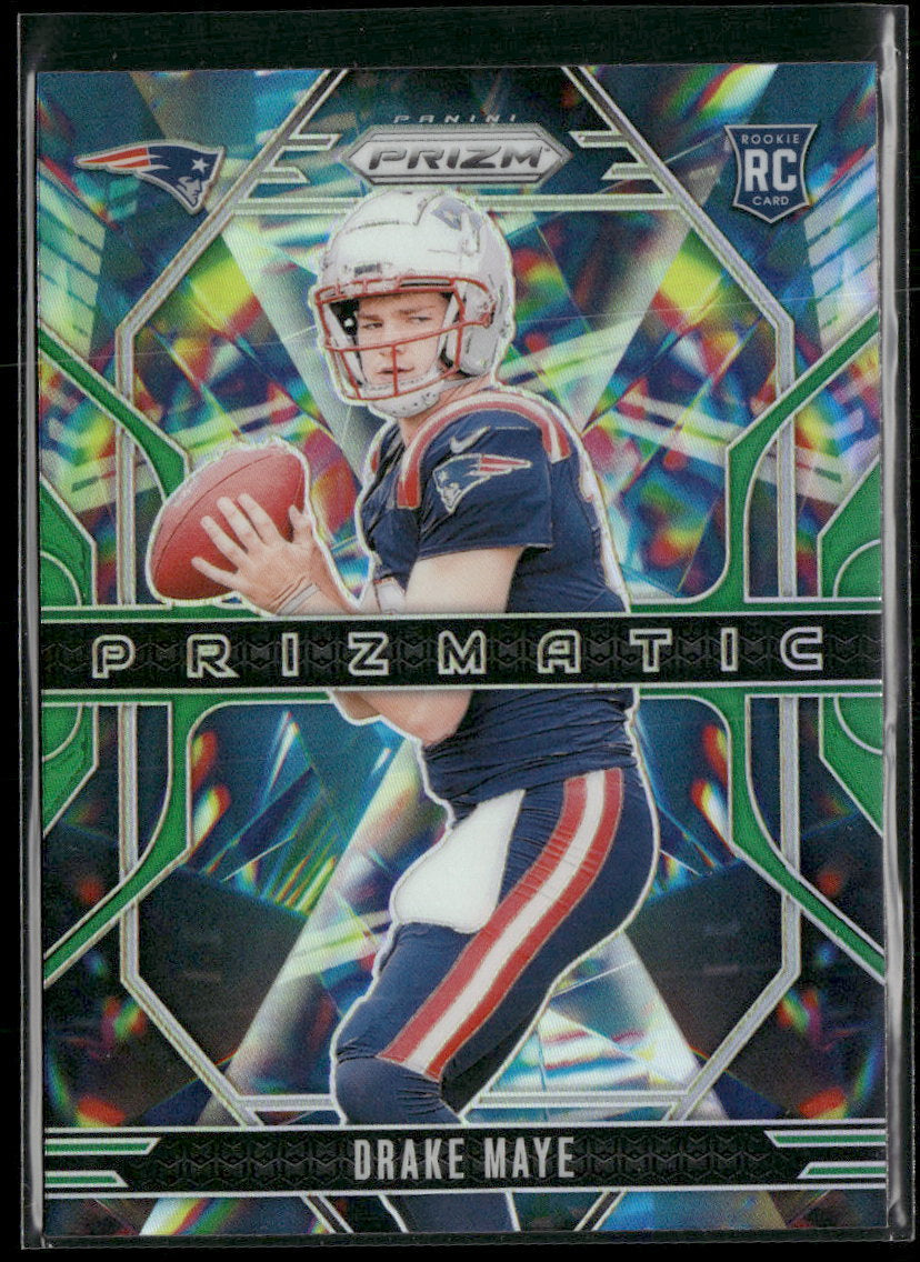 2024 Panini Prizm Prizmatic Green Prizm Drake Maye #2