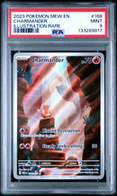 2023 Pokemon Mew En-151 Illustration Rare Charmander 9 PSA #168