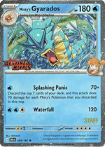 Misty's Gyarados (Prerelease) [Staff] 049 - Miscellaneous Cards & Products Holofoil