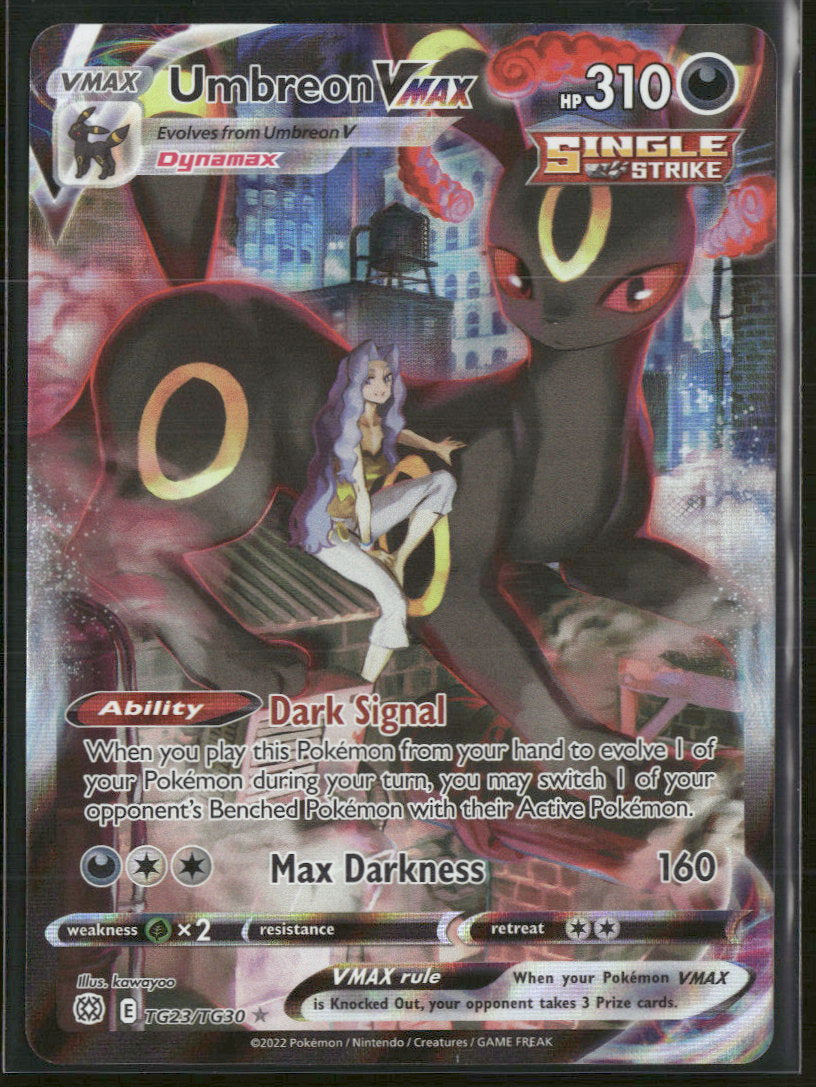 SWSH09: Brilliant Stars Trainer Gallery Umbreon VMAX #TG23/TG30