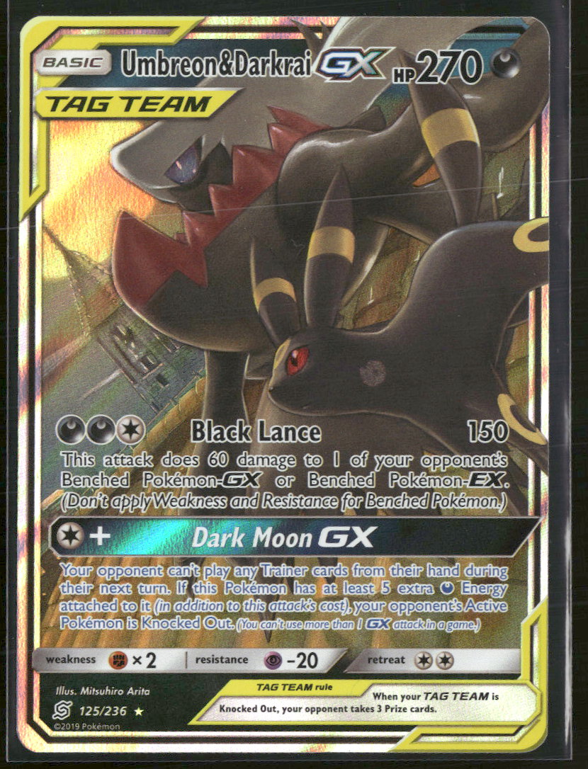 SM - Unified Minds Umbreon & Darkrai GX #125/236