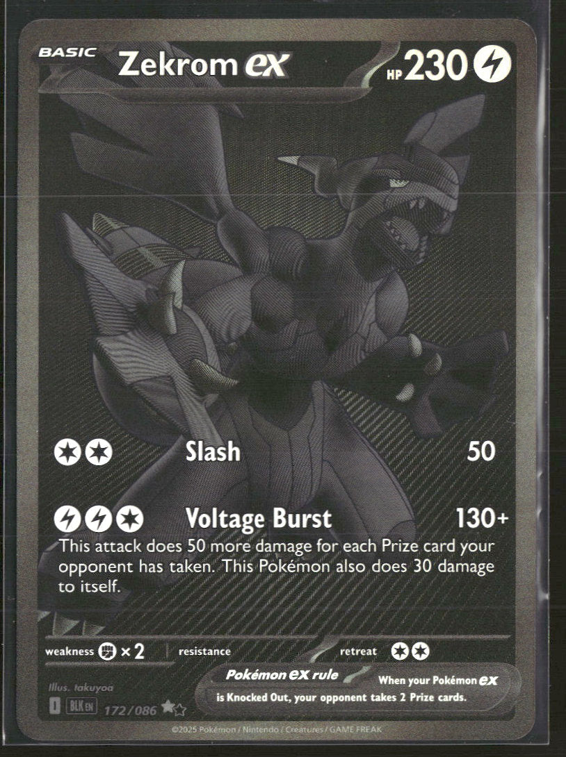 SV: Black Bolt Zekrom ex #172/086
