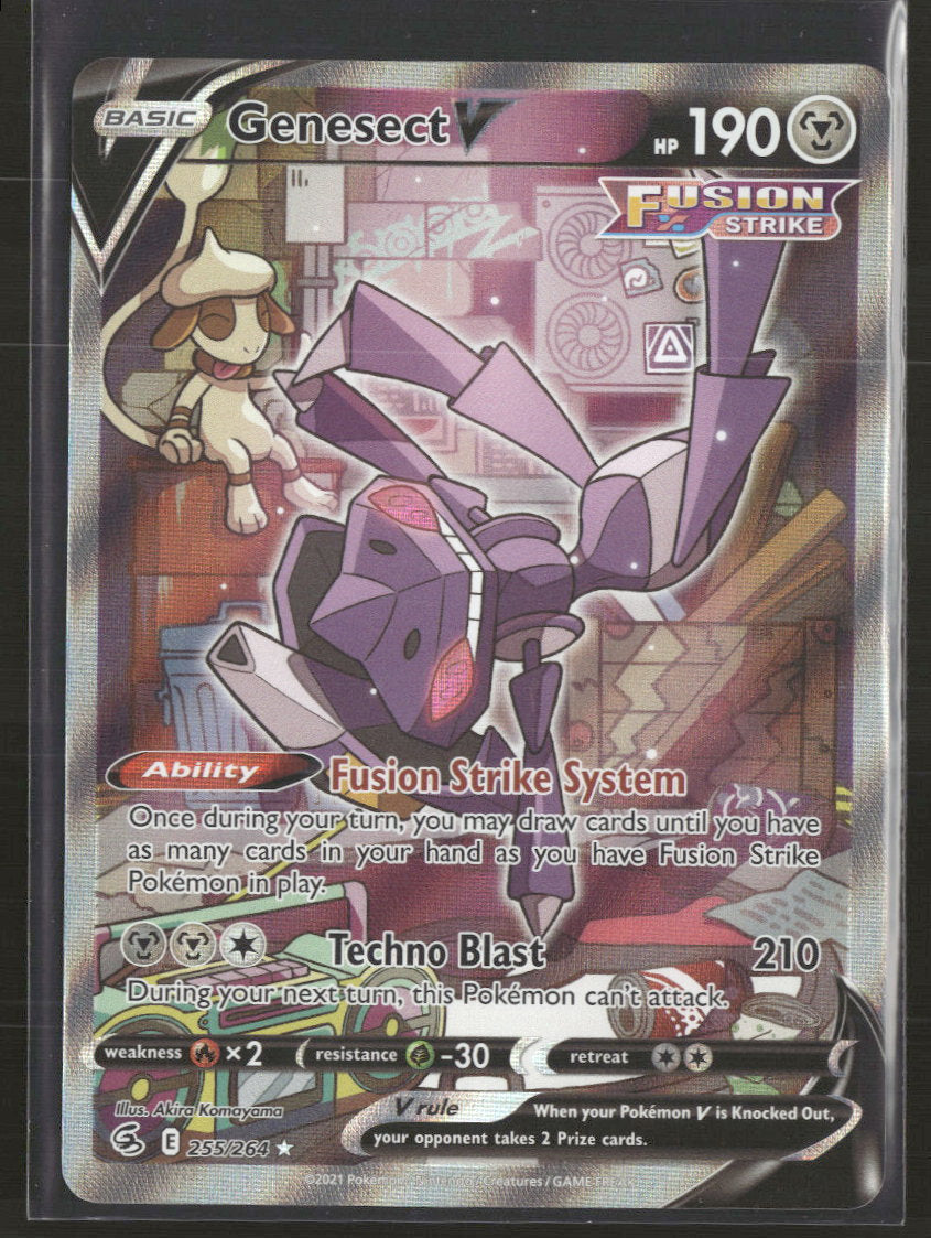 SWSH08: Fusion Strike Genesect V (Alternate Full Art) #255/264