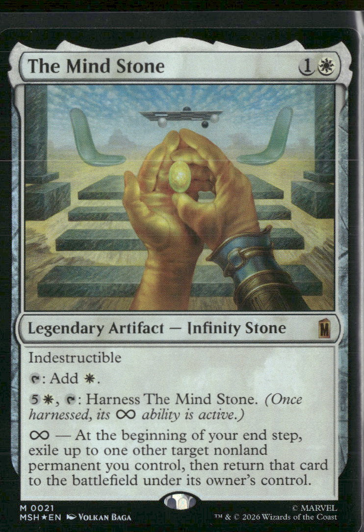Marvel Super Heroes The Mind Stone Foil #21