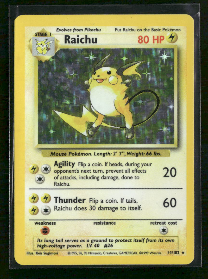 Base Set Raichu #014/102