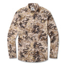 Long Sleeve Hawaiian Shirt For Men Dragon Totem Pattern Cotton Button-down Aloha Shirt