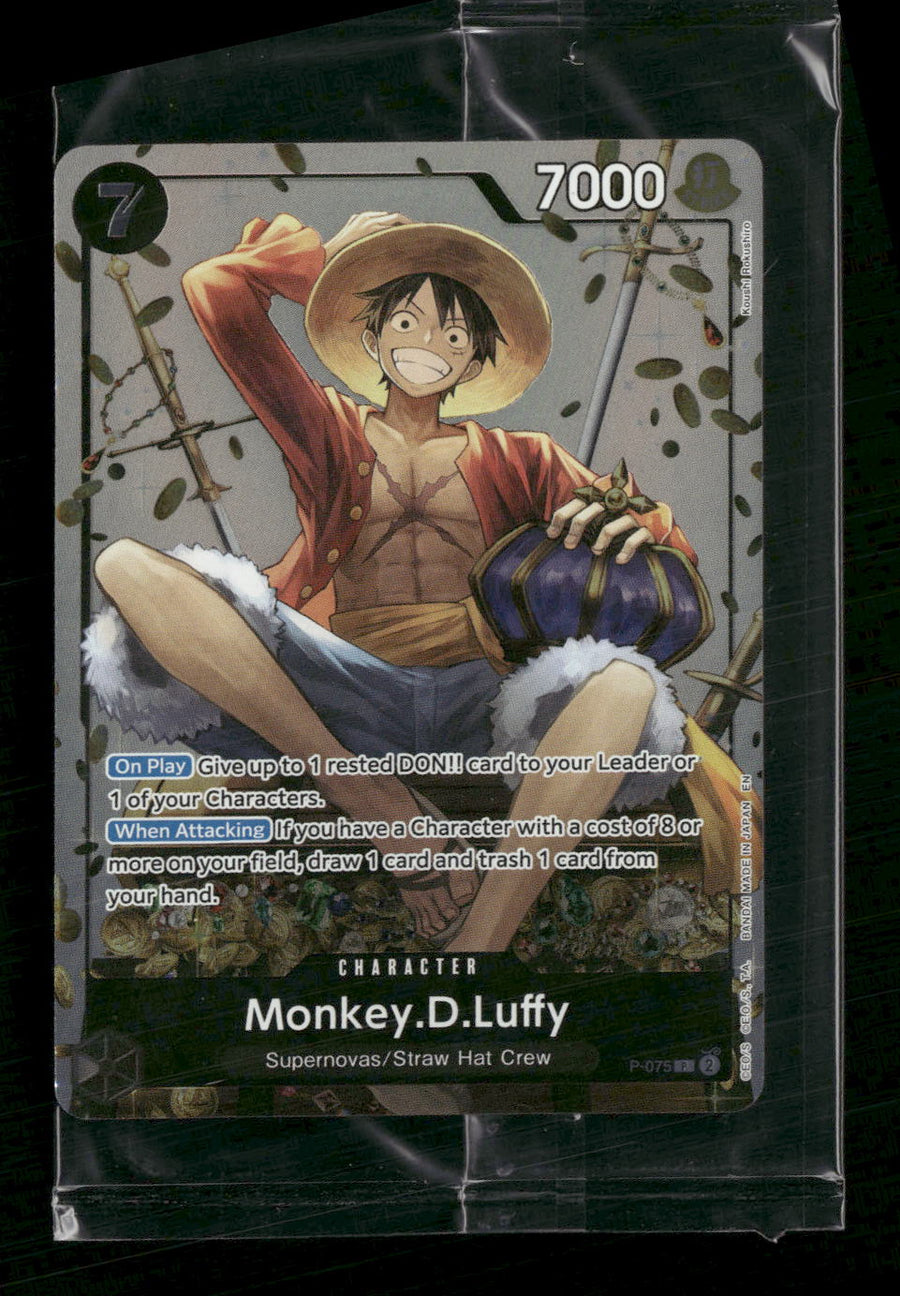 One Piece Promotion Cards Monkey.D.Luffy (Tin Pack Set Vol. 2) #P-075