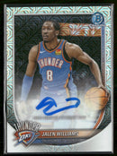 2025-26 Bowman Chrome Autographs Mojo Refracor Jalen Williams #BCA-JL