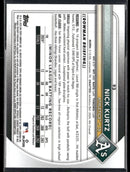 2025 Bowman Chrome Mojo Refractors Nick Kurtz Rookie #93