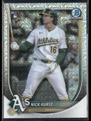 2025 Bowman Chrome Mojo Refractors Nick Kurtz Rookie #93