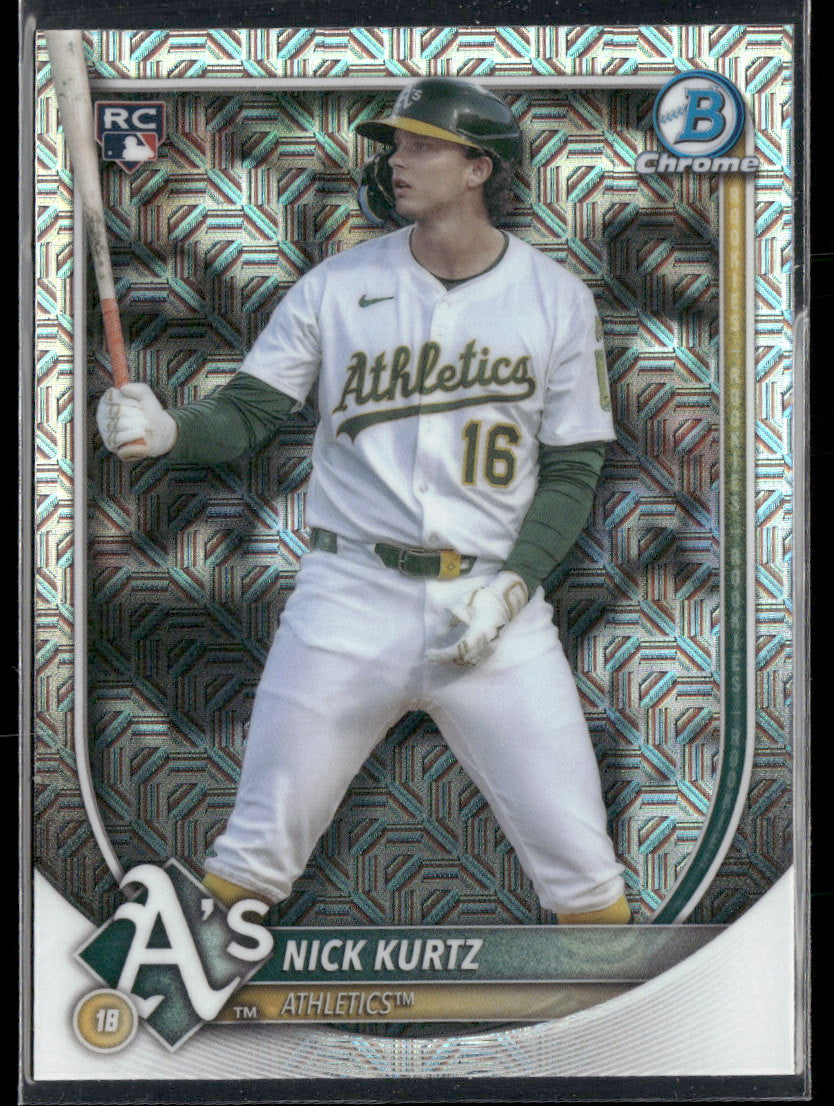 2025 Bowman Chrome Mojo Refractors Nick Kurtz Rookie #93