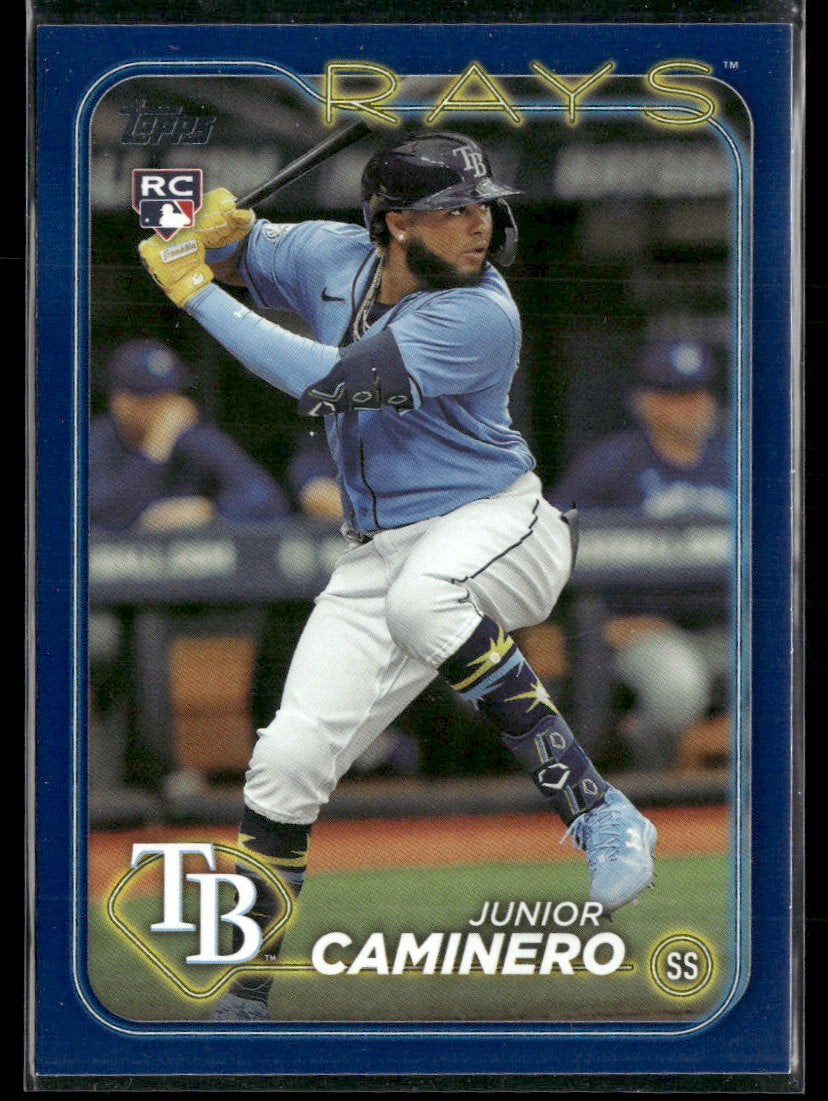 2024 Topps Royal Blue Junior Caminero Rookie #628