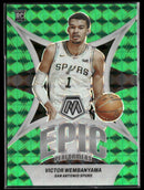 2023-24 Panini Mosaic Epic Performers Mosaic Green Victor Wembanyama #12