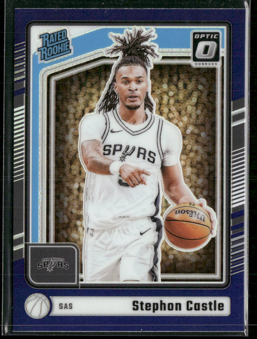 2024-25 Donruss Optic Purple Stephon Castle Rookie #254
