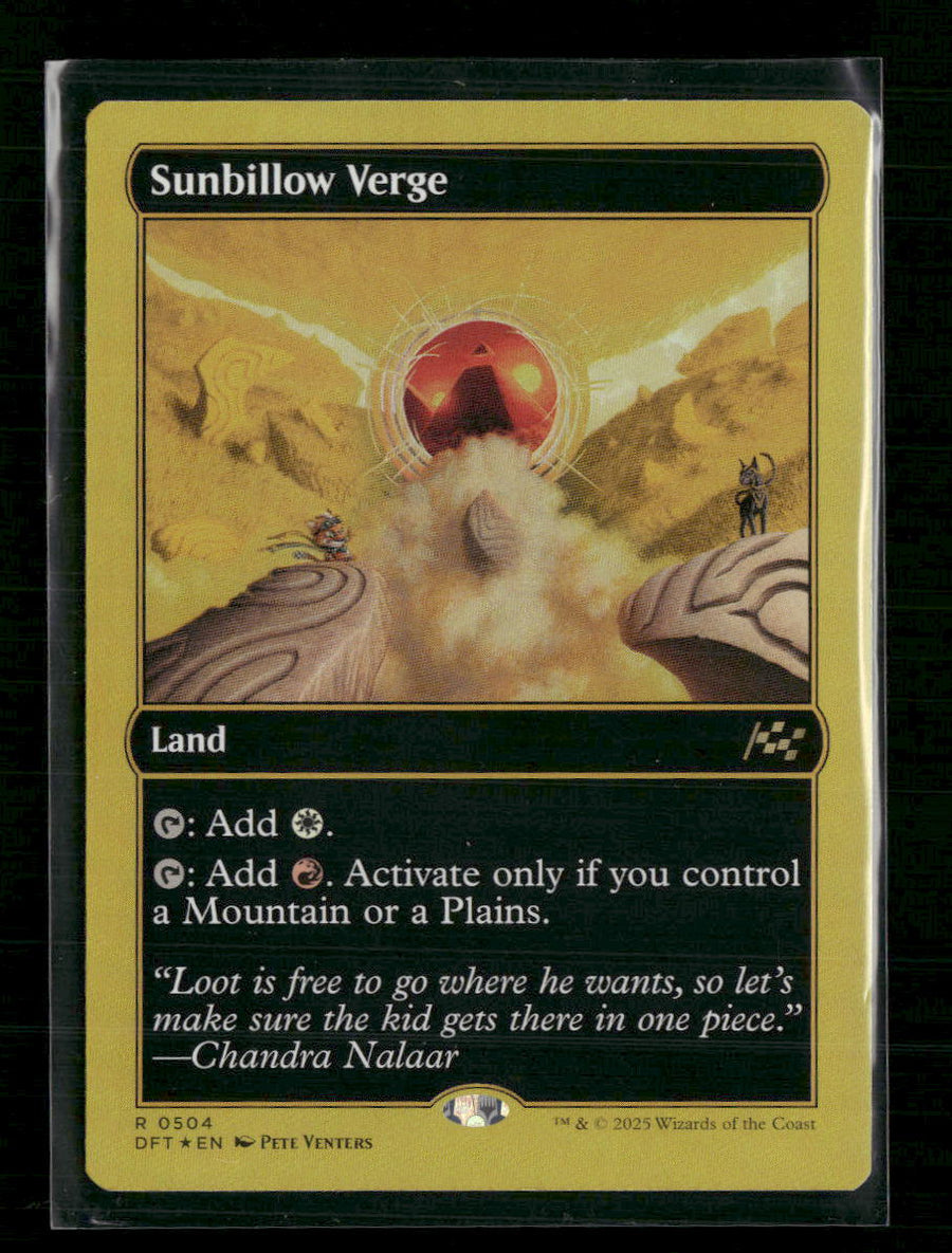 Aetherdrift Sunbillow Verge (First-Place Foil) #504