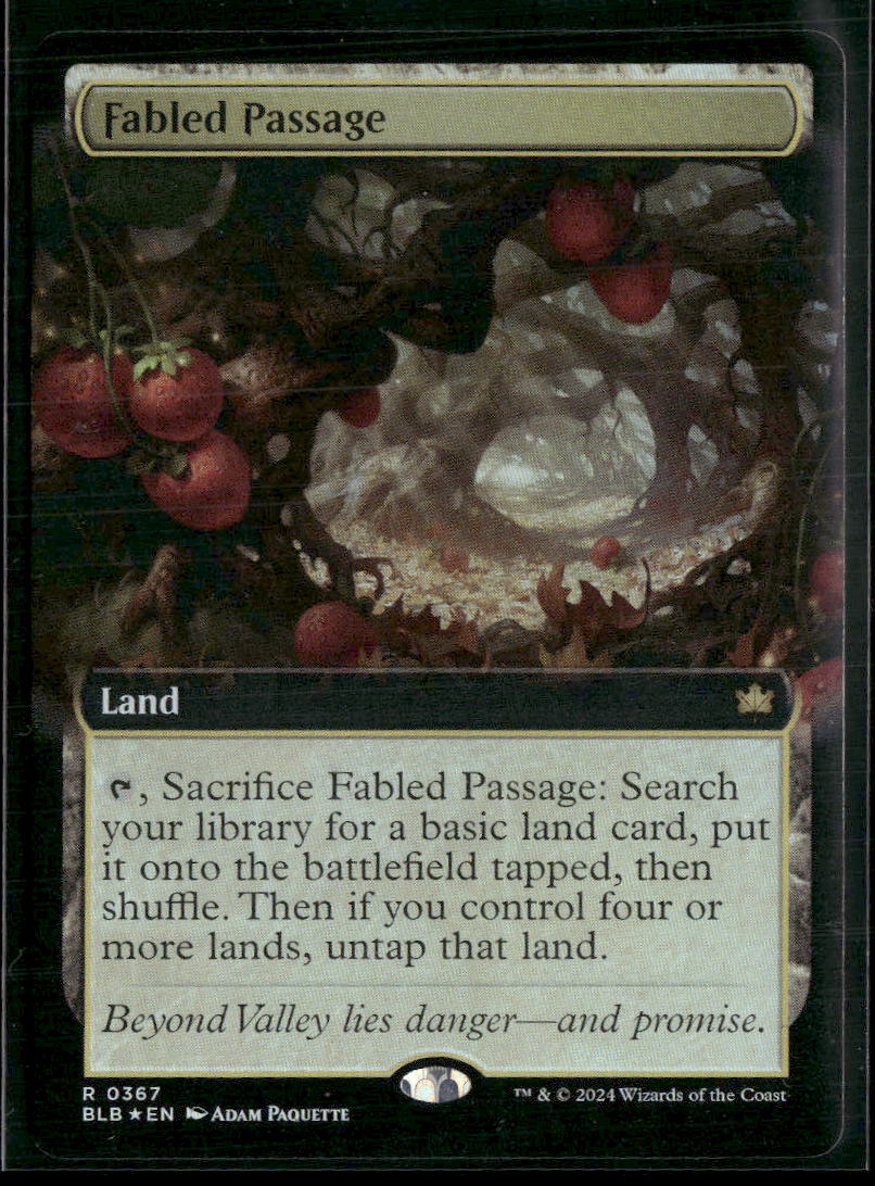 Bloomburrow Fabled Passage (Extended Art) Foil #367