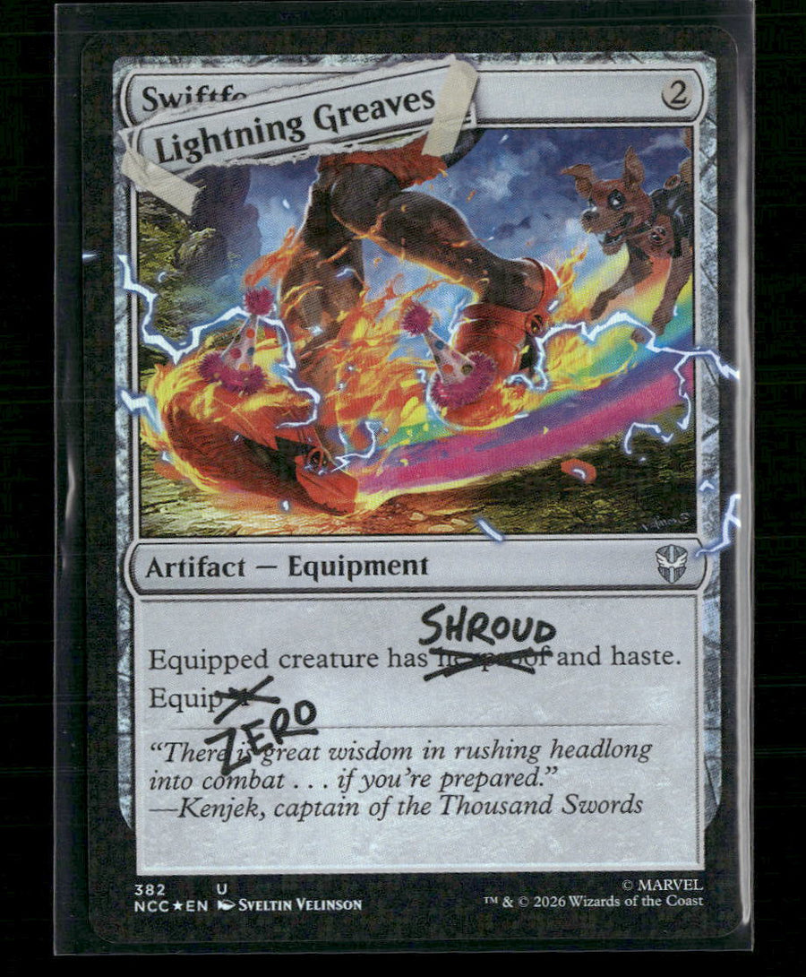 Secret Lair Drop Series Lightning Greaves (Pool Party Foil) #382