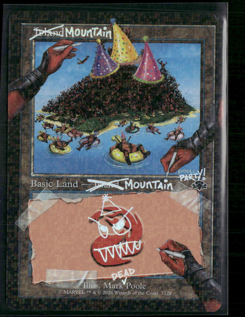 Secret Lair Drop Series Mountain (Pool Party Foil) #7128