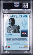 2025 Panini Phoenix Archetype Pat Bryant 10 PSA #24