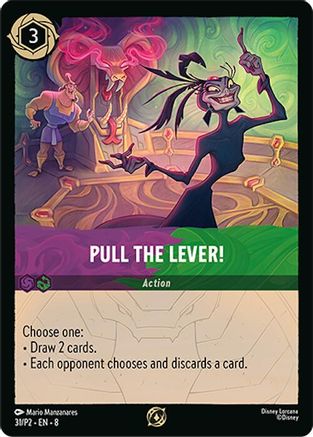 Pull the Lever! (31) - Disney Lorcana Promo Cards Cold Foil