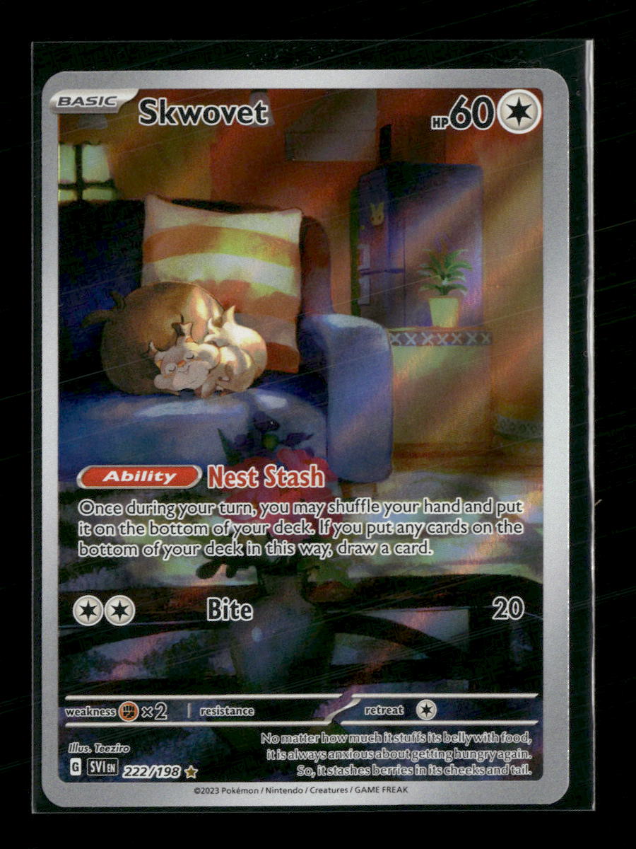 SV01: Scarlet & Violet Base Set Skwovet #222/198