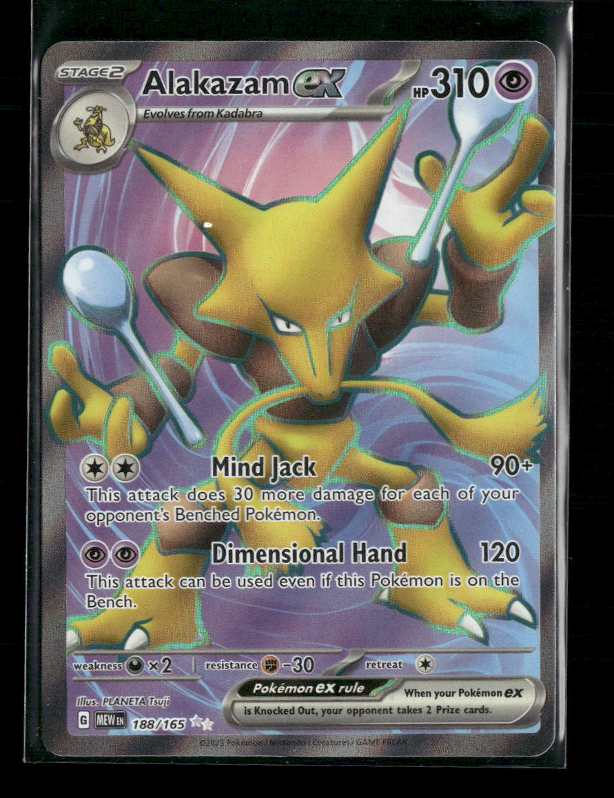 SV: Scarlet & Violet 151 Alakazam ex #188/165