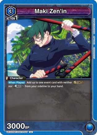 Maki Zen'in (UEX02BT/JJK-3-017) - UEX02BT Jujutsu Kaisen Vol2