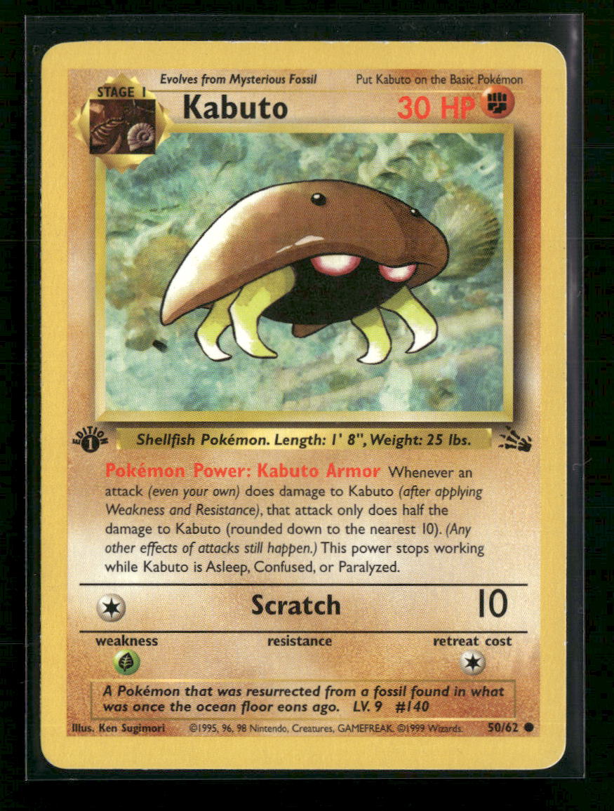 Fossil Kabuto 1st Edition #50/62