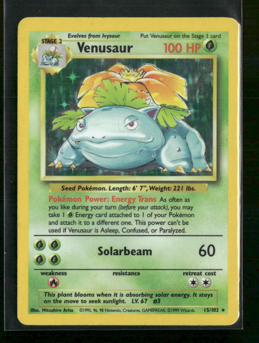 Base Set Venusaur #015/102