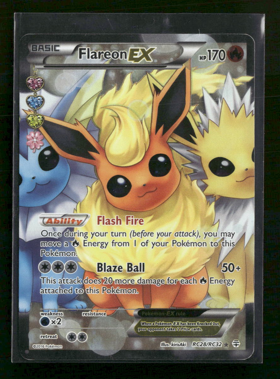 Generations: Radiant Collection Flareon EX (Full Art) #RC28/RC32