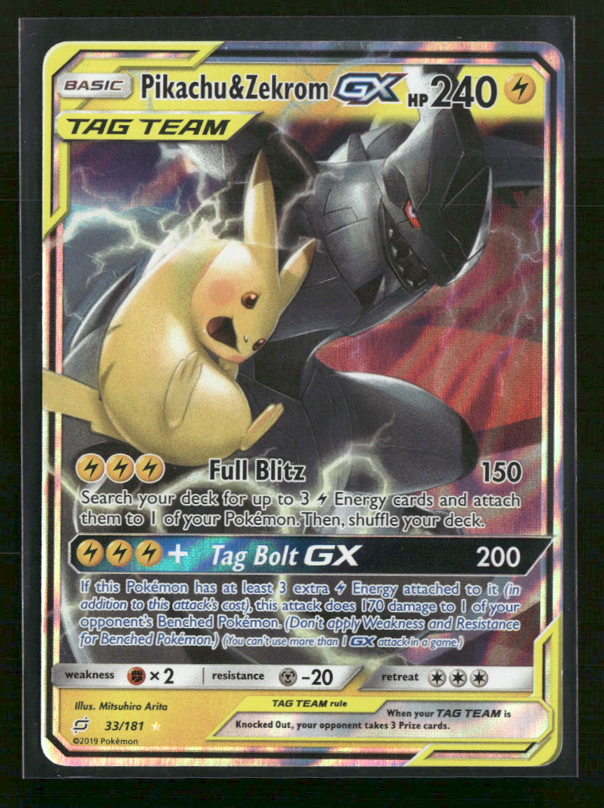 SM - Team Up Pikachu & Zekrom GX #33/181