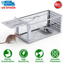 Single Door Rat Trap Cage Humane Rodent Trap Mouse Trap Indoor Outdoor for Small Rodents Mice Voles Hamsters