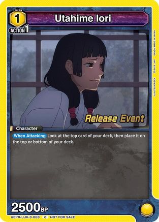 Utahime Iori (UEPR/JJK-3-003) - UEX02BT Jujutsu Kaisen Vol2 Release Event Cards