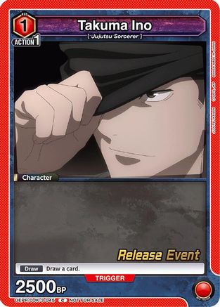 Takuma Ino (UEPR/JJK-3-045) - UEX02BT Jujutsu Kaisen Vol2 Release Event Cards