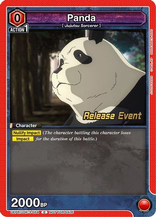 Panda (UEPR/JJK-3-054) - UEX02BT Jujutsu Kaisen Vol2 Release Event Cards