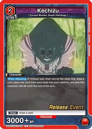 Kechizu (UEPR/JJK-3-059) - UEX02BT Jujutsu Kaisen Vol2 Release Event Cards