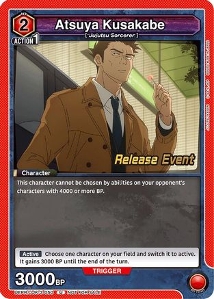 Atsuya Kusakabe (UEPR/JJK-3-050) - UEX02BT Jujutsu Kaisen Vol2 Release Event Cards