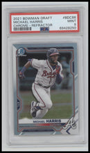 2021 Bowman Draft Chrome-Refractor Michael Harris 9 PSA #BDC86