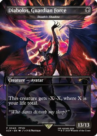 Diabolos, Guardian Force - Death's Shadow (SSP-040) - Standard Showdown Promos Foil