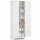 63-Inch Tall Bathroom Storage Cabinet with 6 Doors