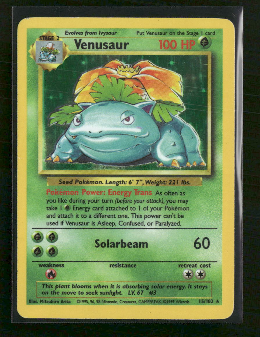 Base Set Venusaur #015/102