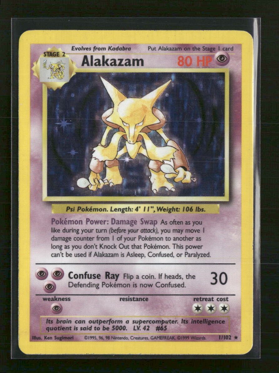 Base Set Alakazam #001/102