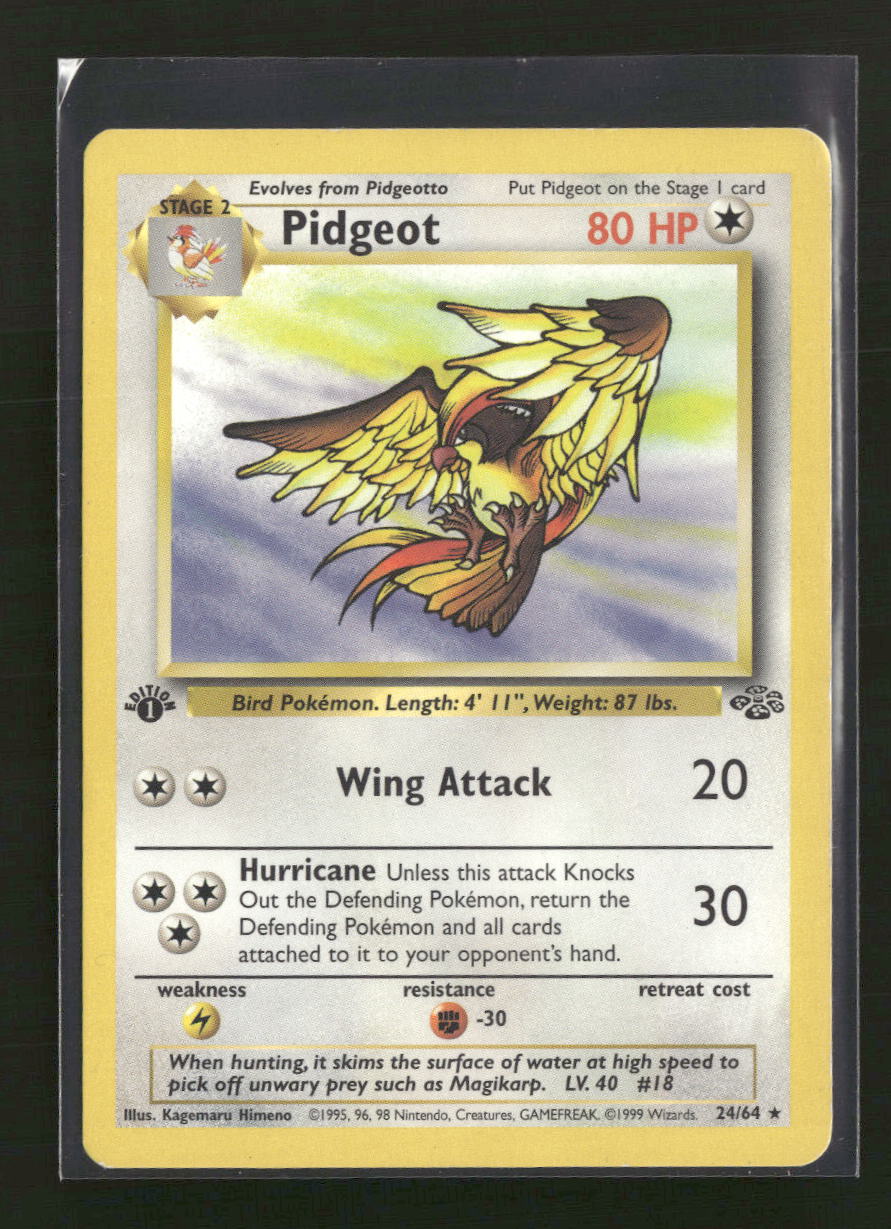 Jungle Pidgeot (24) 1st Edition #24/64
