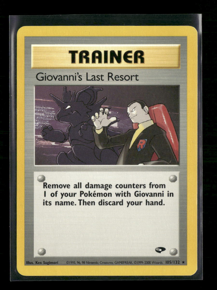 Gym Challenge Giovanni's Last Resort #105/132