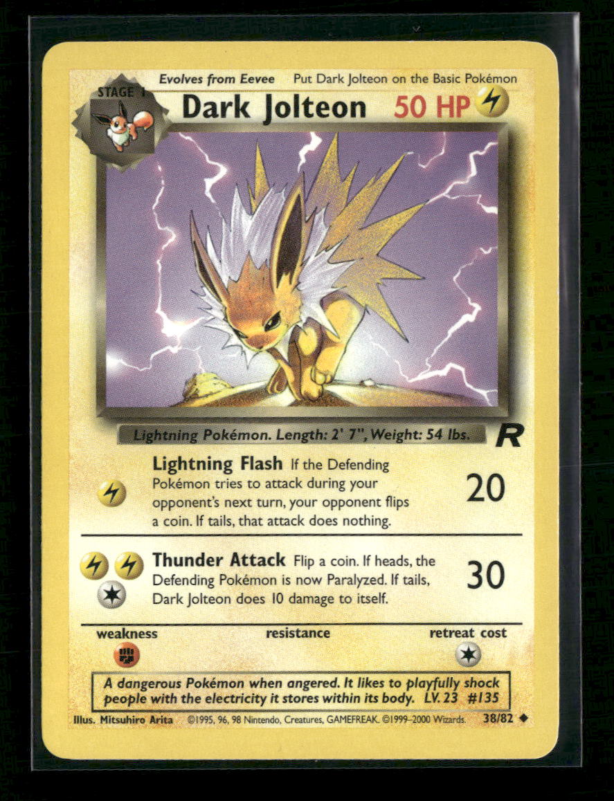Team Rocket Dark Jolteon #38/82