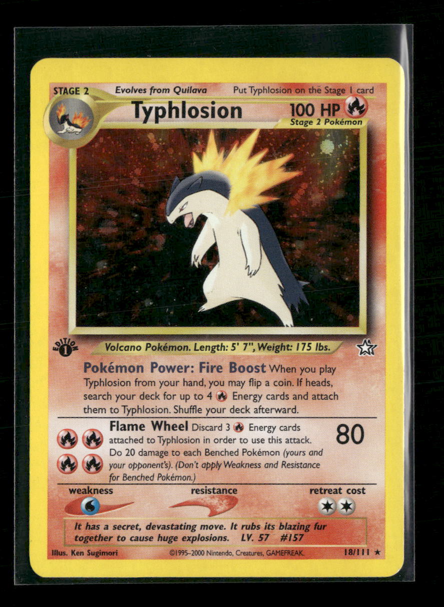 Neo Genesis Typhlosion (18) 1st Edition #018/111