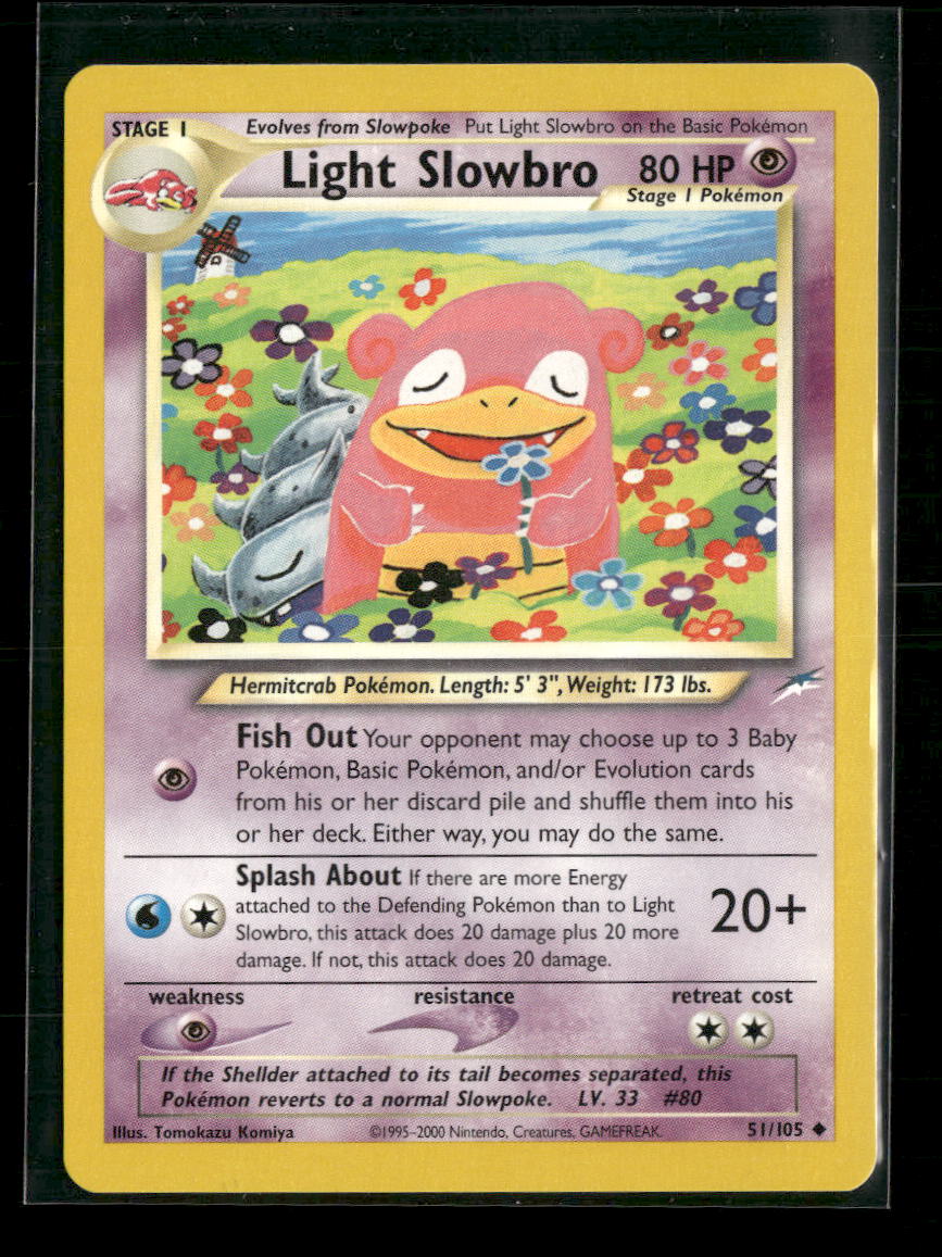 Neo Destiny Light Slowbro #051/105