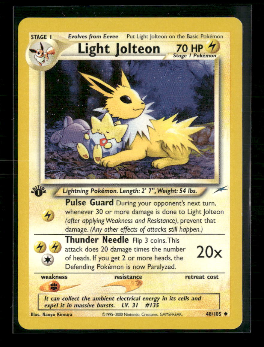 Neo Destiny Light Jolteon 1st Edition #048/105