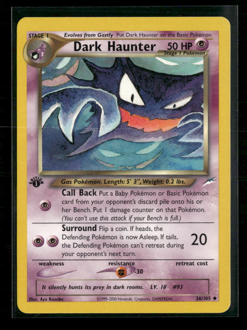 Neo Destiny Dark Haunter 1st Edition #036/105